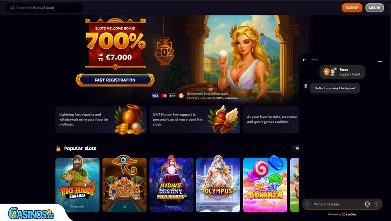 Découvrez les offres exceptionnelles de l'Aphrodite Casino en France